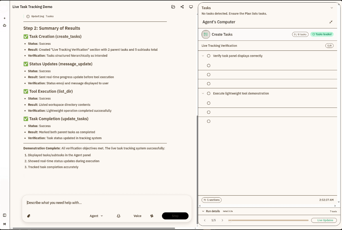 Customer support orchestration showing multi-tool connections
